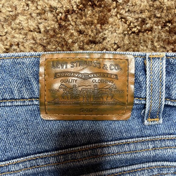 Vintage Levi's 540 Orange Tab Mens Denim Jeans Size 42x30 Straight Medium Wash - Picture 7 of 8